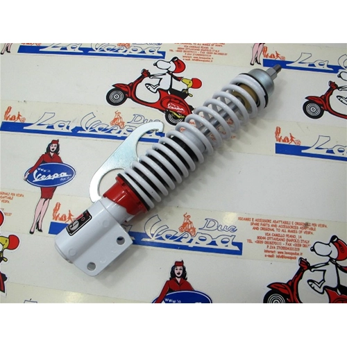 CARBONE adjustable sport front shock absorber white for VESPA 125 150 200 PX PE ARCOBALENO T5
