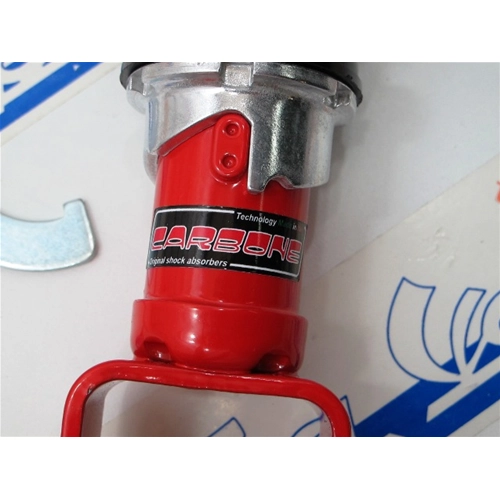 Amortiguador trasero CARBONE rojo con muelle negro para VESPA 50 90 125 150 160 180 200 NLR SPECIAL SS 125 PRIMAVERA ET3 SPRINT RALLY GS GL TS PX PE ARCOBALENO