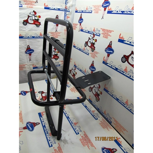 Portaequipajes trasero negro para VESPA PX PE PX con freno de disco ro 610270M