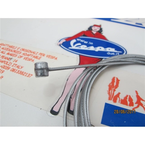 Câble d'embrayage avec barillet pour toutes les Vespa et Lambretta
