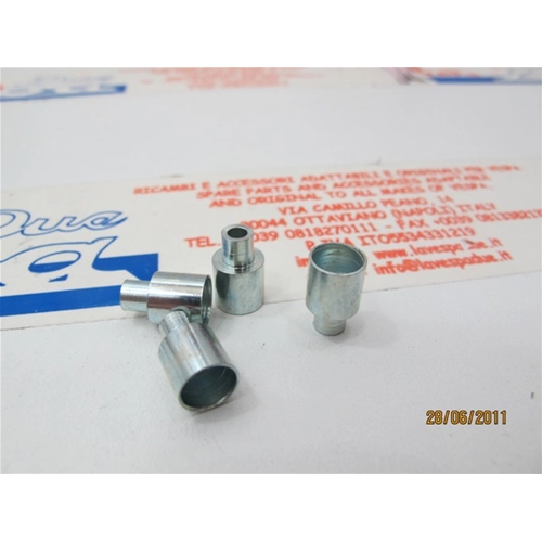 10 fundas de aluminio moldeadas de 8x13 mm internamente para VESPA
