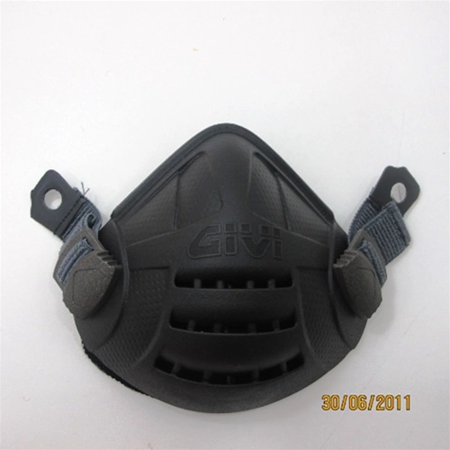 Masque jet noir avec filtre et système de dégagement rapide pour casques GIVI, taille unique pour Vespa Lambretta.