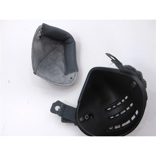 Masque jet noir avec filtre et système de dégagement rapide pour casques GIVI, taille unique pour Vespa Lambretta.