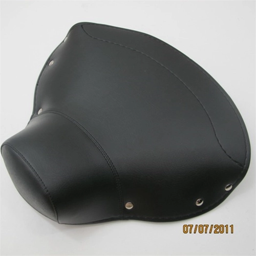 FUNDA DE ASIENTO AZUL OSCURO PARA VESPA 125 U VU1T VN COMPLETA CON PLACA DE ÁGUILA