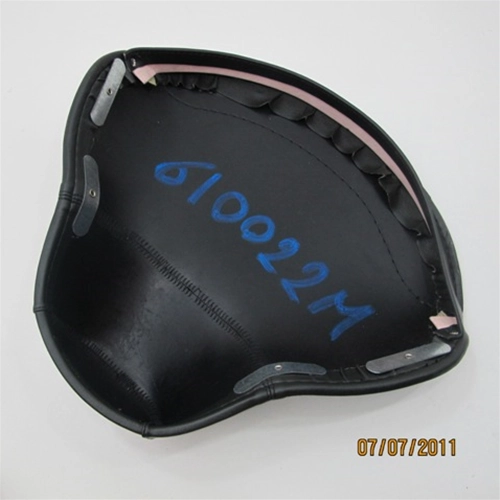 FUNDA DE ASIENTO AZUL OSCURO PARA VESPA 125 U VU1T VN COMPLETA CON PLACA DE ÁGUILA