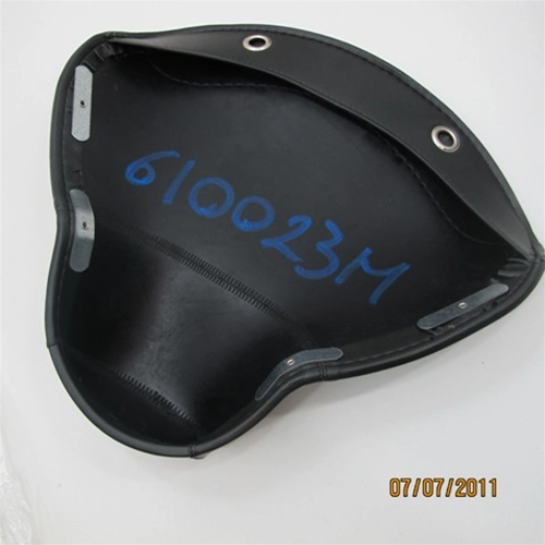Housse de selle vert foncé avec trous pour poignées, 17,5 cm, pour Vespa 125 VNA1/2T VNB1/2/3/4/5/6T 150 VB1T VBB1/2T ou 610023M