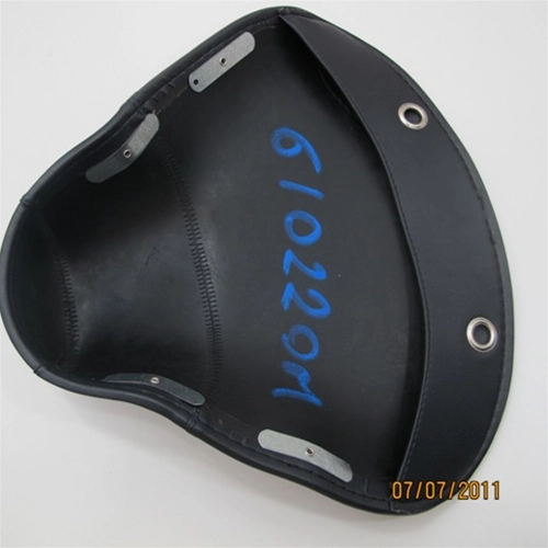 Housse de selle bleu foncé avec trous pour poignées, 17,5 cm, pour Vespa 150 VL1/2/3T VB1T ou 610220M