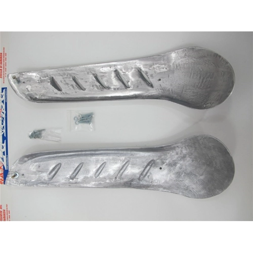 Dekorative Aluminium-Motorhaubenblenden mit blauen Verzierungen für VESPA 125 150 160 180 200