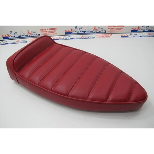 Accesorios de cojín rojo pompeyano para respaldo alto para todas las VESPA PX