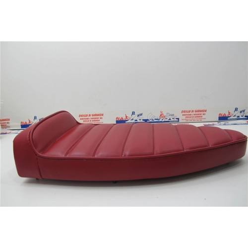 Accesorios de cojín rojo pompeyano para respaldo alto para todas las VESPA PX