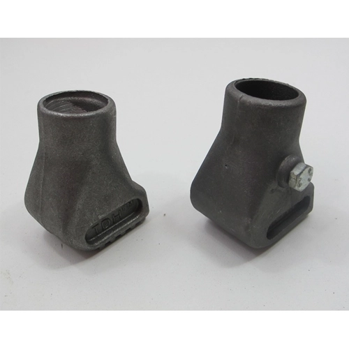 Sandgestrahlte Aluminium-Standfüße für VESPA PX PE T5 PK COSA, Durchmesser 22 mm