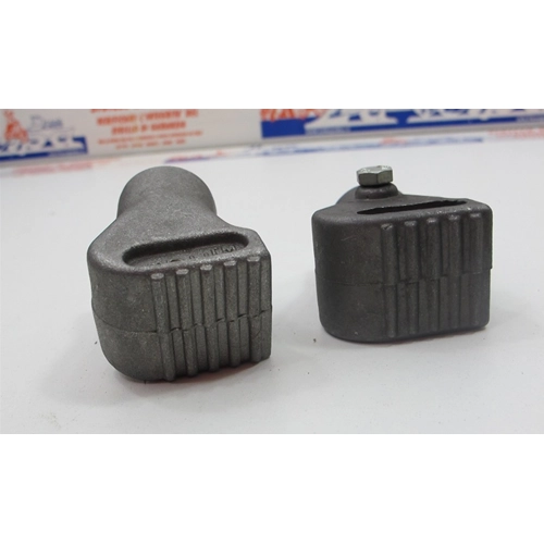 Sandgestrahlte Aluminium-Standfüße für VESPA PX PE T5 PK COSA, Durchmesser 22 mm