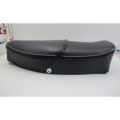 Sillín azul oscuro completo con armazón y funda para VESPA 180 SS SUPER SPORT