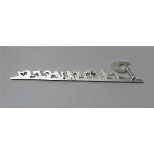 Heckbeschriftung aus Aluminium, 160 mm lang, für VESPA 125 PRIMAVERA bis 1974 ro 151715