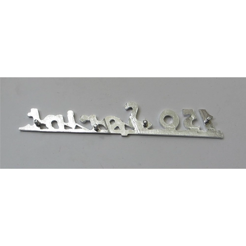 Inscription pour plaque arrière, 135 mm de long, pour VESPA 150 S SPRINT VLB1T de 1965 à 1966 ro 151905