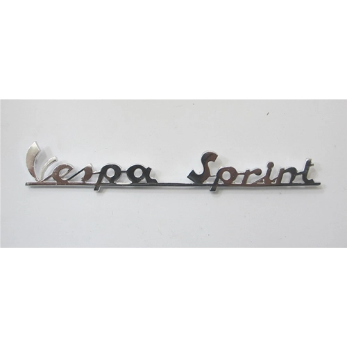 Rear plate lettering, 173 mm long, for VESPA 150 SPRINT VELOCE VLB1T from 1967 to 1969 ro 090653