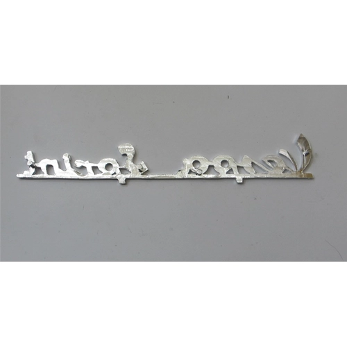 Rear plate lettering, 173 mm long, for VESPA 150 SPRINT VELOCE VLB1T from 1967 to 1969 ro 090653