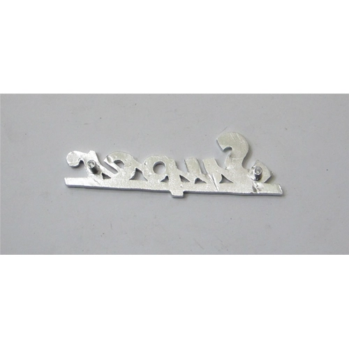 Letras para la placa frontal, 75 mm de largo, para VESPA 125 150 SUPER ro 121080