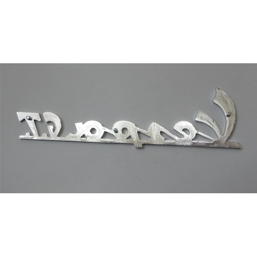 Lettrage de plaque avant, 165 mm de long, pour VESPA 125 GT R GRAN TURISMO en aluminium ro 151713