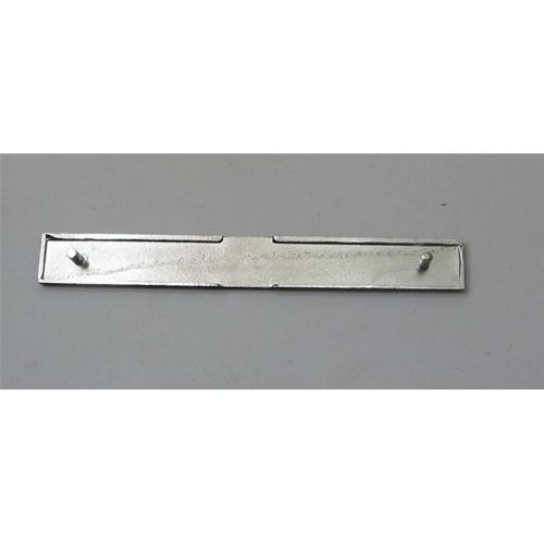 Plaque arrière en aluminium avec lettrage pour VESPA 200 RALLY première série de 1972 à 1974, référence 141828