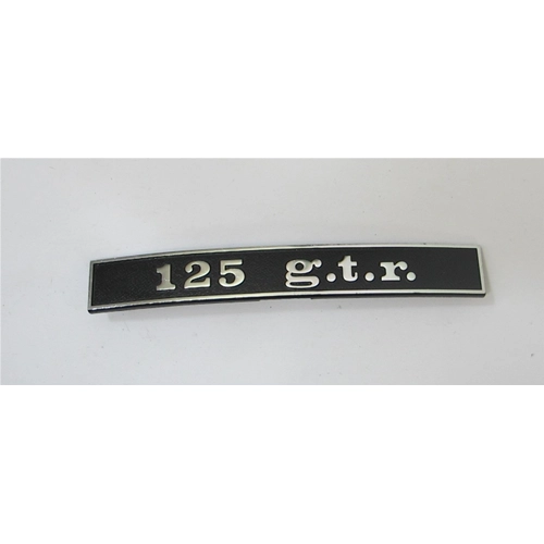 Heckplakette aus Aluminium für VESPA 125 GTR GT R aus Aluminium ro 152514