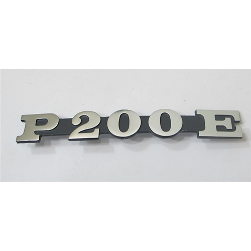 Side plate lettering for bonnet body for VESPA PX PE P 200 E P200E in aluminium ro 181328