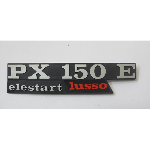 Inscription sur la plaque latérale pour VESPA PX 150 E PX150E ELESTART LUSSO