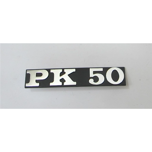 Letras para la placa lateral de la VESPA PK 50 en aluminio ro 195630