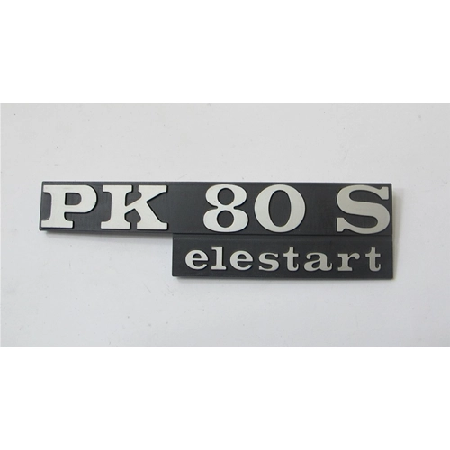 Letras para la placa lateral de VESPA PK 80 S ELESTART ro 198199