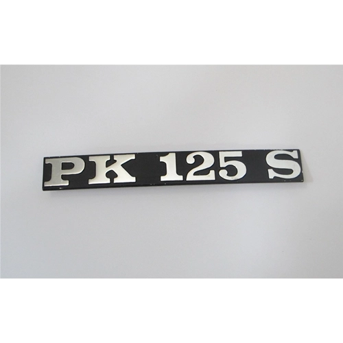 Letras para la placa lateral de la VESPA PK 125 S en aluminio ro 195635