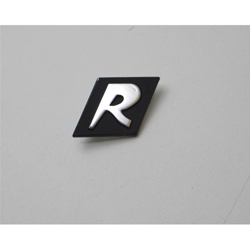 Plaque d'immatriculation « R » sur fond noir pour VESPA 125 GT R GRAN TURISMO ro 151716 122314