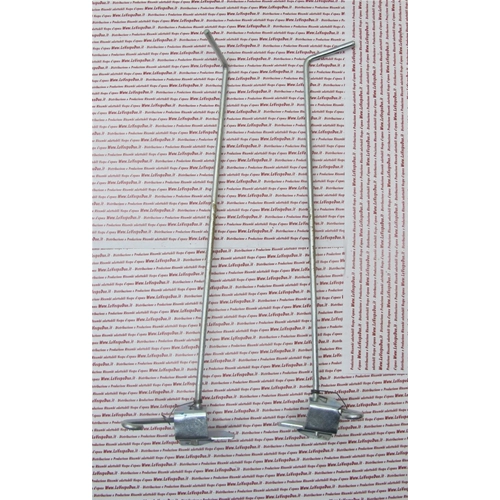 Paire de leviers de fermeture de capot pour Vespa PX 80 125 150 200 PE Lusso T5 (côté droit et côté gauche), biellette de direction, références 178311, 227229, 244093 et 178317, plaques d'ancrage