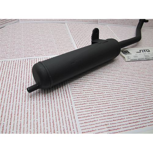 Approved exhaust for PIAGGIO 50 cc BRAVO SUPER BRAVO.