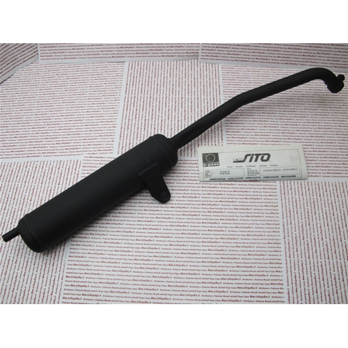 Approved exhaust for PIAGGIO 50 cc BRAVO SUPER BRAVO.