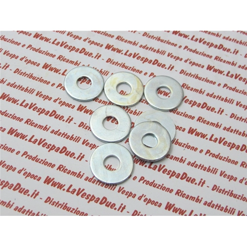 Unterlegscheibe M5 Kotflügelschraube mm 5 x 15 für VESPA Edelstahl Flachschürzen-Typ großer Durchmesser für Kotflügel und verschiedene Anwendungen ro 003055 1 Stück