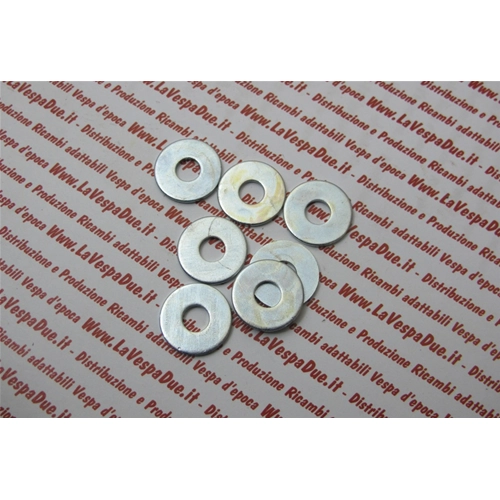 Rondelle M6 pour tablier plat, zinguée, 6 x 18 mm, fixations de garde-boue pour Vespa Lambretta Ape et accessoires, 1 pièce