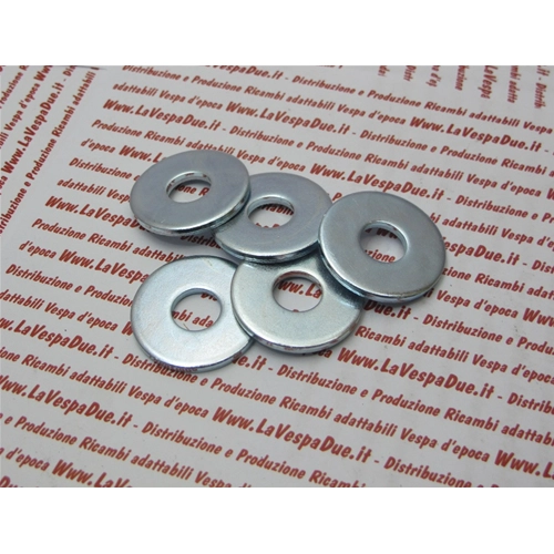 Rondelle M10 pour tablier plat, grand modèle, diamètre intérieur 10 mm x diamètre extérieur 30 mm, pour la fixation du boulon moteur des Vespa 50, 90 et 125 ET3 Primavera (1 pièce)