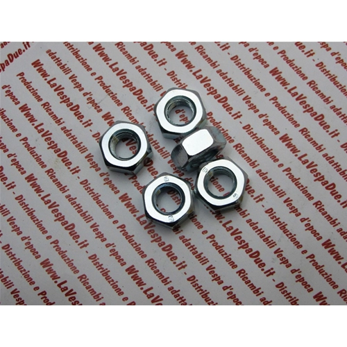 Écrou hexagonal M10 10 mm pour clé de 17 mm pour applications VESPA APE LAMBRETTA, fixation de boulon de moteur, 1 pièce ro 020110