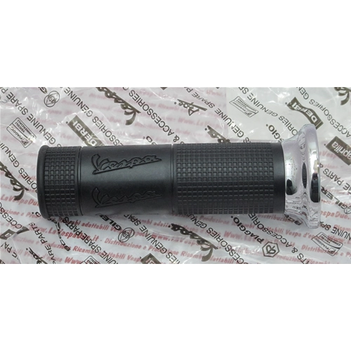 Poignée gauche chromée noire d'origine pour Vespa PX PE 80 125 150 200 PX modèle 2011, compatible avec tous les modèles PX (CM083805)