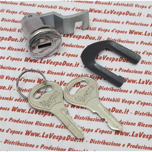 Schloss mit Schlüssel für die Öffnung der Topcase-Seitenabdeckung mm 20 VESPA 125 150 VNA VNB VB1 VBA VBB VL1 GL GS ro 025911