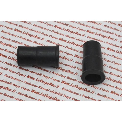 Black protective cap for frame sheaths for VESPA Faro Basso Ostrich
