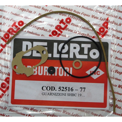 Gaskets for overhauling the SHBC 18.16 19.19 carburetor for VESPA 50 S SR SPECIAL 125 PRIMAVERA ET3 APE 50