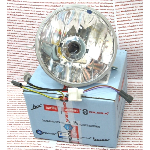 Conjunto de faro delantero original PIAGGIO para VESPA 125 150 200 PX PE, último tipo, halógeno, freno de disco, RO 582946
