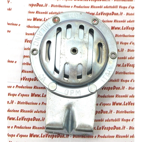 Clacson originale PIAGGIO corrente alternata 6 volt diametro mm. 72 per VESPA 50 PK XL r.o. 233968