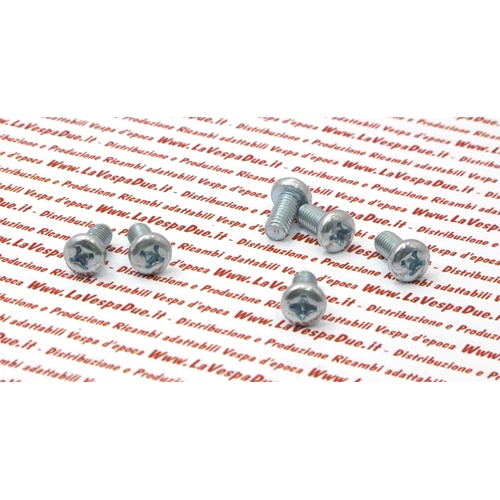 5x8 mm cross-head screw for fixing headlight ring frames for VESPA and various applications