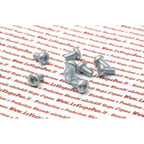 6x12 mm Kreuzschlitzschraube zur Befestigung der Lüfterabdeckung für VESPA und verschiedene Anwendungen