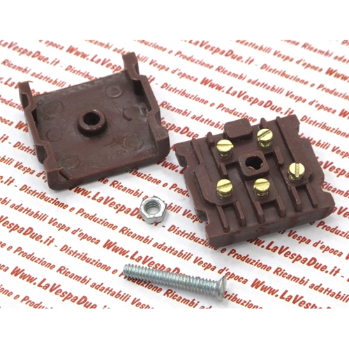 Brown low voltage socket for VESPA 160 GS VSB1T 180 SS VSC1T
