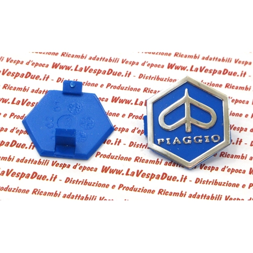 Escudo hexagonal entrelazado para la rejilla frontal de la VESPA PK PX ARCOBALENO T5 50 80 125 150 200 ro 252970