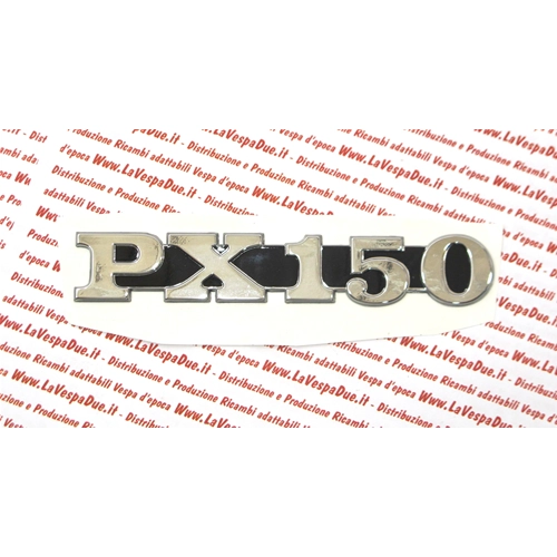 Adhesivo de aluminio para la placa lateral de la VESPA PX 150 a partir de 2011.