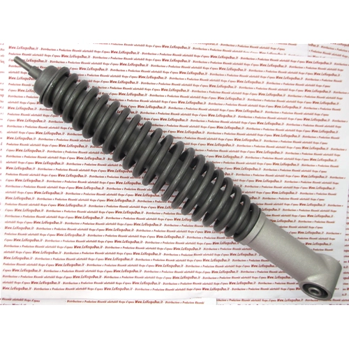 Ammortizzatore posteriore fosfatato VESPA 125 VN 150 VL VB1 GS VS1 VS5 cavi esterni faro basso struzzo